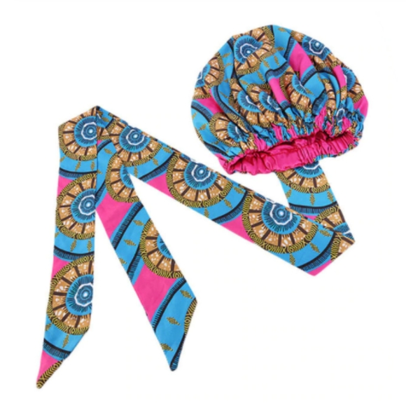 Satin-lined Wrap bonnets - Picture 9 of 16